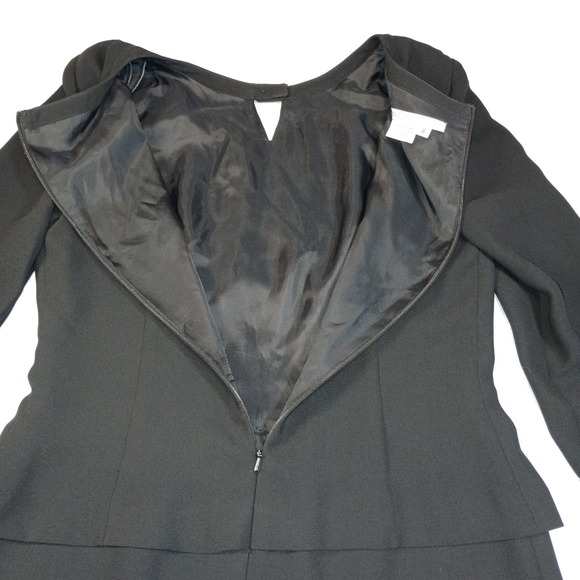 Maggy London Women's Sheath Dress Knee Length Size 6 Lined Business Office Black - Picture 16 of 16